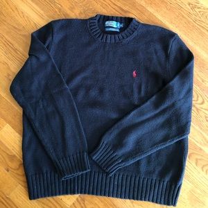 Polo by Ralph Lauren cotton crew neck sweater.